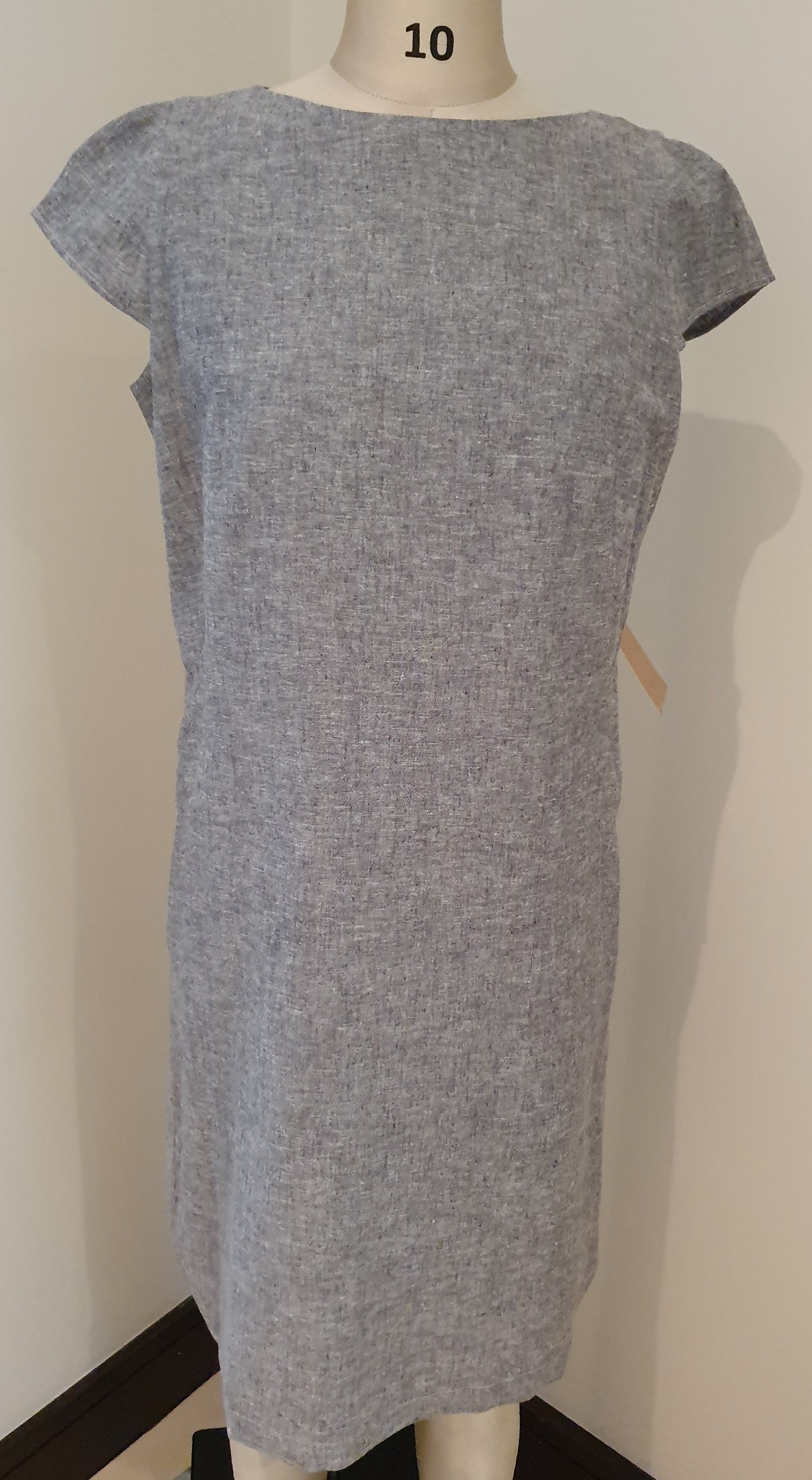 detached sleeve dress グレー　S セール】detached sleeve dress ディタッチドスリーブドレス